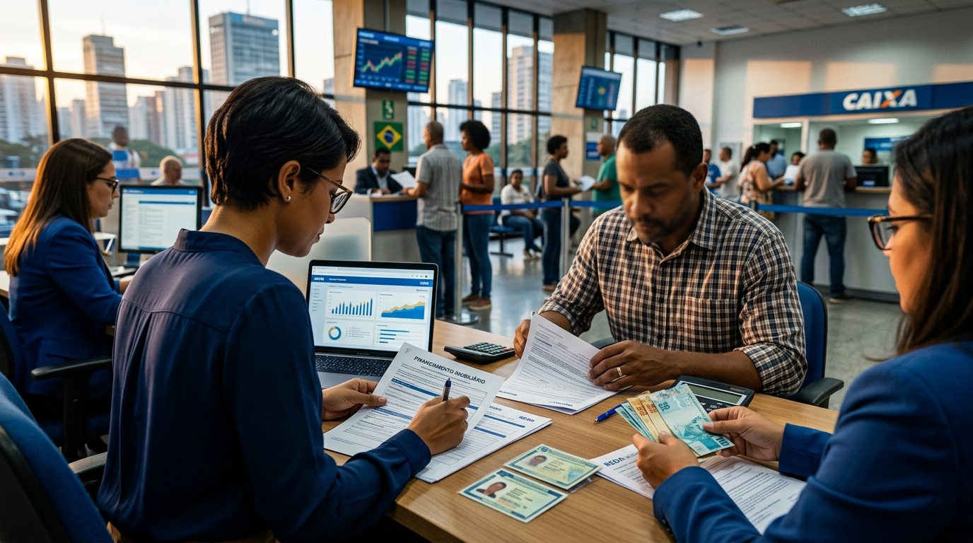 Financiamento imobiliário Caixa em 2026: documentos, renda e simulação
